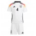 Deutschland Jonathan Tah #4 Replik Heimtrikot Kinder EM 2024 Kurzarm (+ Kurze Hosen)